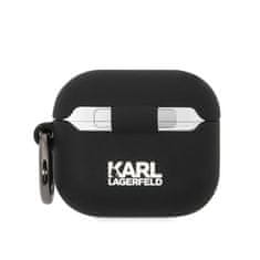 Karl Lagerfeld Karl Lagerfeld Silikonski etui Karl &amp; Choupette - AirPods 3 (črn)