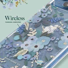 Rifle Paper Prozoren papir Rifle - etui za iPhone 14 / iPhone 13 (Garden Party Blue)