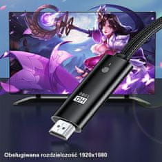 USAMS USAMS US-SJ442 - Kabel HDMI - Lightning 2 m (črn)