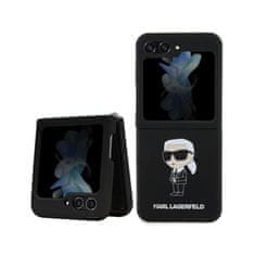 Karl Lagerfeld Karl Lagerfeld Silicone Ikonik - Etui Samsung Z Flip 5 (czarny)