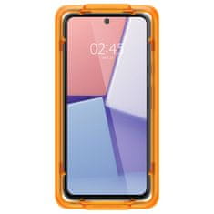 Spigen Spigen Alm Glass FC - Szkło hartowane do Google Pixel 8 (Czarna ramka)