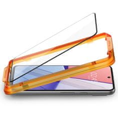 Spigen Spigen Alm Glass FC - Szkło hartowane do Google Pixel 8 (Czarna ramka)