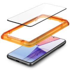 Spigen Spigen Alm Glass FC - Szkło hartowane do Google Pixel 8 (Czarna ramka)