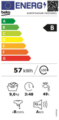 Beko Pralni stroj B3WFR79425WB