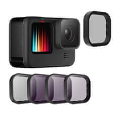 NEW Komplet filtrov za objektiv CPL+ND 8/16/32 Telesin za GoPro Hero 9 / Hero 10 / Hero 11 / Hero 12 (GP-FLT-903)