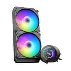 darkFlash AiO Darkflash DX240 RGB 2x 120x120 računalniški vodni hladilnik (črn)