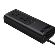 NEW Baseus 150W inverter (220V CN/EU) (črn)