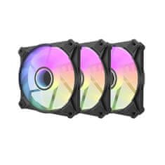 darkFlash Computer fan set Darkflash INF8 ARGB, 3in1 120x120 (black)