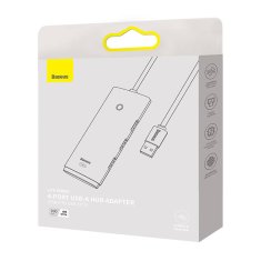 NEW Vozlišče 4v1 Baseus Lite Series USB do 4x USB 3.0, 2 m (belo)