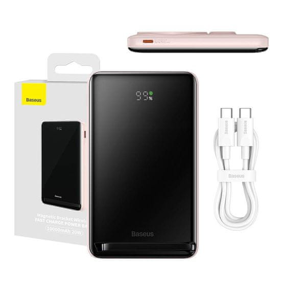 BASEUS Baseus Magnetic 10000mAh 20W MagSafe powerbank (roza)