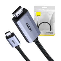 NEW Kabel USB-C do HDMI Baseus, 4K, 1 m (črn)