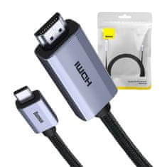 NEW Baseus kabel USB-C do HDMI, 4K, 2 m (črn)