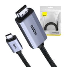 BASEUS Baseus kabel USB-C do HDMI, 4K, 3 m (črn)