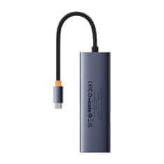 NEW Vozlišče 7v1 Baseus UltraJoy 7-port ( USB-C do 1xHDMI4K@30Hz + 2xUSB 3.0 + 1xPD +RJ45 + SD/TF3.0)