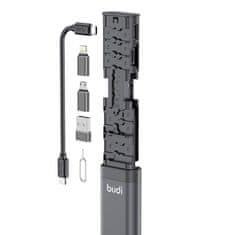 NEW Budi USB-C 3.0 večnamenski bralnik kartic