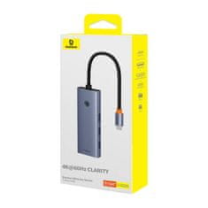 NEW Vozlišče 7v1 Baseus UltraJoy, USB-C - HDMI, VGA, 4xUSB 3.0, PD (sivo)