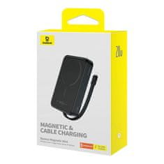 BASEUS Powerbank Baseus Magnetic Mini 10000mAh, Lightning 20W MagSafe (black)