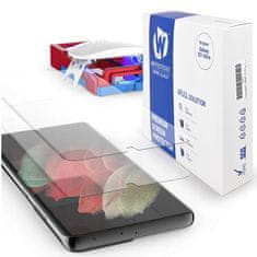 Miramarket Kaljeno steklo z UV svetlobo Whitestone Glass za Samsung Galaxy S21 Ultra