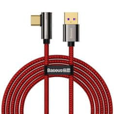 NEW Kotni kabel USB na USB-C Baseus Legend Series, 66 W, 2 m (rdeč)