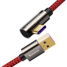 NEW Kotni kabel USB na USB-C Baseus Legend Series, 66 W, 2 m (rdeč)