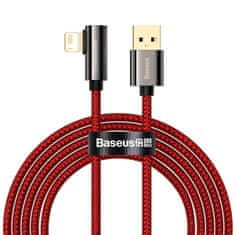 BASEUS Kotni kabel USB na Lightning Baseus Legend Series, 2,4 A, 2 m (rdeč)