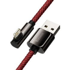 BASEUS Kotni kabel USB na Lightning Baseus Legend Series, 2,4 A, 2 m (rdeč)