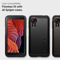 NEW Spigen Alm Glas.tR Slim kaljeno steklo x2 za Samsung Galaxy Xcover 5