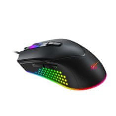 Havit Havit GAMENOTE MS814 RGB gaming miška 1000-7000 DPI PWM3335