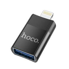 NEW Hoco UA17 Adapter USB na Lightning črn