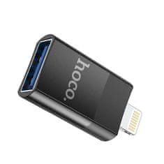 NEW Hoco UA17 Adapter USB na Lightning črn