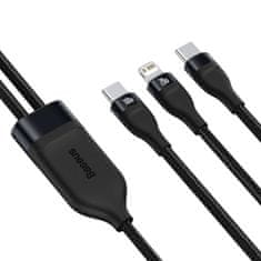 NEW Kabel USB-C Baseus Flash Series 2v1 USB-C / Lightning, 100 W, 1,2 m (črn)