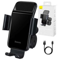 BASEUS Baseus Smart Solar bike bike mount za telefon Black