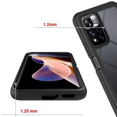 Miramarket Defense360 etui za Xiaomi Redmi Note 11 Pro+ Plus 5G Black