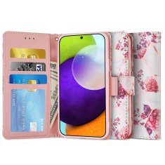 Miramarket Denarnica za Samsung Galaxy A52 / A52S Floral Rose