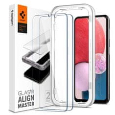 NEW 2x Spigen Alm Glas.tR kaljeno steklo za telefon za Samsung Galaxy A13 4G / LTE