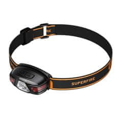 Superfire Naglavna svetilka Superfire HL63, 450 lm, USB-C