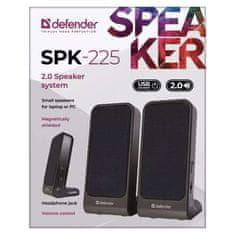 NEW Defender SPK-225 4W USB 2.0 PC mini Jack 3,5 mm zvočniki za prenosne računalnike