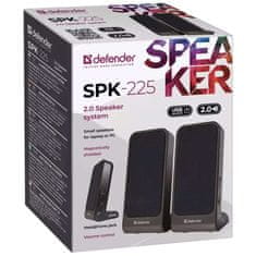 NEW Defender SPK-225 4W USB 2.0 PC mini Jack 3,5 mm zvočniki za prenosne računalnike