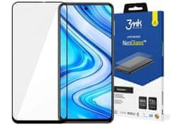 3MK 3mk NeoGlass 8H steklo za Xiaomi Redmi Note 9S/ Pro/ Max Black