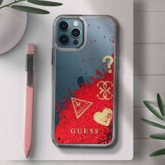 Guess Guess GUHCP12SGLHFLRA iPhone 12 mini 5,4" malina/malina trdi ovitek z bleščicami