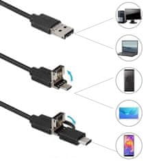 Miramarket Digitalni endoskop HD inšpekcijska kamera Android USB tipa C mikro 5m 8mm