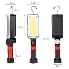 NEW Delavniška svetilka 3v1 LED COB 20W z možnostjo polnjenja