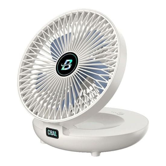 HOME & MARKER® Prenosni ventilator, Namizni, Stenski, 3 nastavljive hitrosti, USB polnjenje | AIRCOLIO