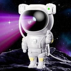 Kruzzel USB projektor astronavt LED projektor zvezd + daljinec