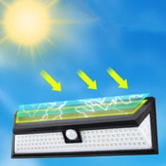 NEW LED SMD 190 Alogy Solar zunanja stenska svetilka senzor gibanja sončne energije