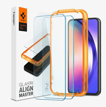  Spigen Align Master Clear zaščitno steklo, za Samsung Galaxy A54 5G, 2/1