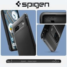 Spigen Spigen Rugged Armor ohišje za zaščito telefona za Google Pixel 7a Matte Black