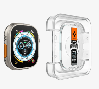  Spigen EZ Fit zaščitno steklo, za Apple Watch Ultra 2/Ultra 49 mm, 2/1