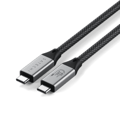 NEW Satechi - USB 4.0, USB-C - Kabel USB-C, 240 W, 40 Gb/s, 8K-60 Hz ali 4K-120 Hz (vesoljsko siva)