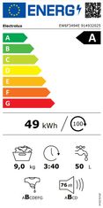 Electrolux EW6F3494E pralni stroj, 9 kg